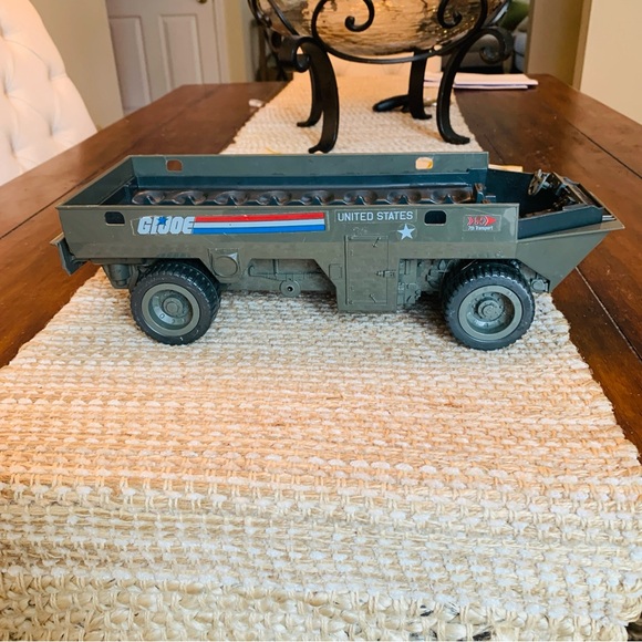 983 GI Joe ARAH Troop Transport APC Vehicle - Olive Camo Incomplete - Picture 8 of 10